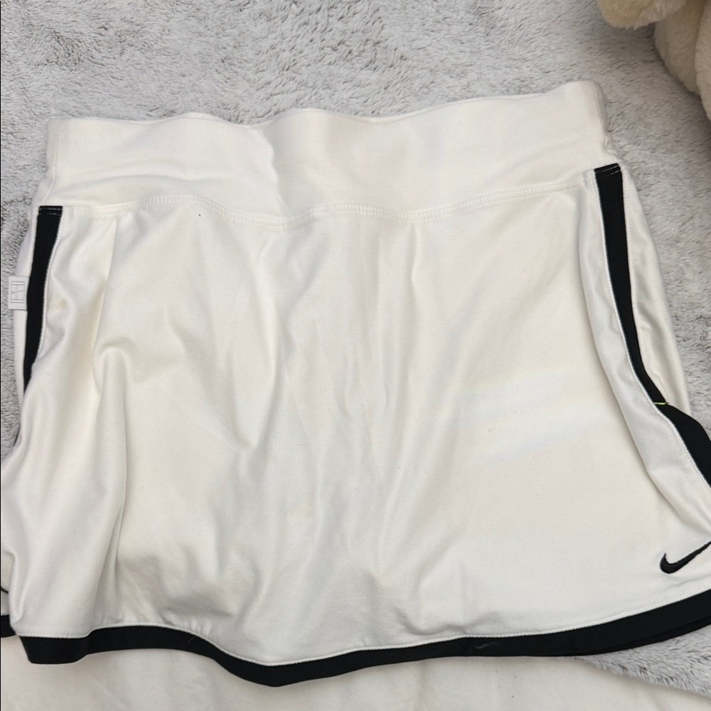 Nike Cream Skirt with Black Trim
